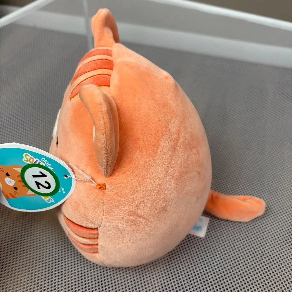 Squishmallow Gigi Orange Tabby Cat 7.5